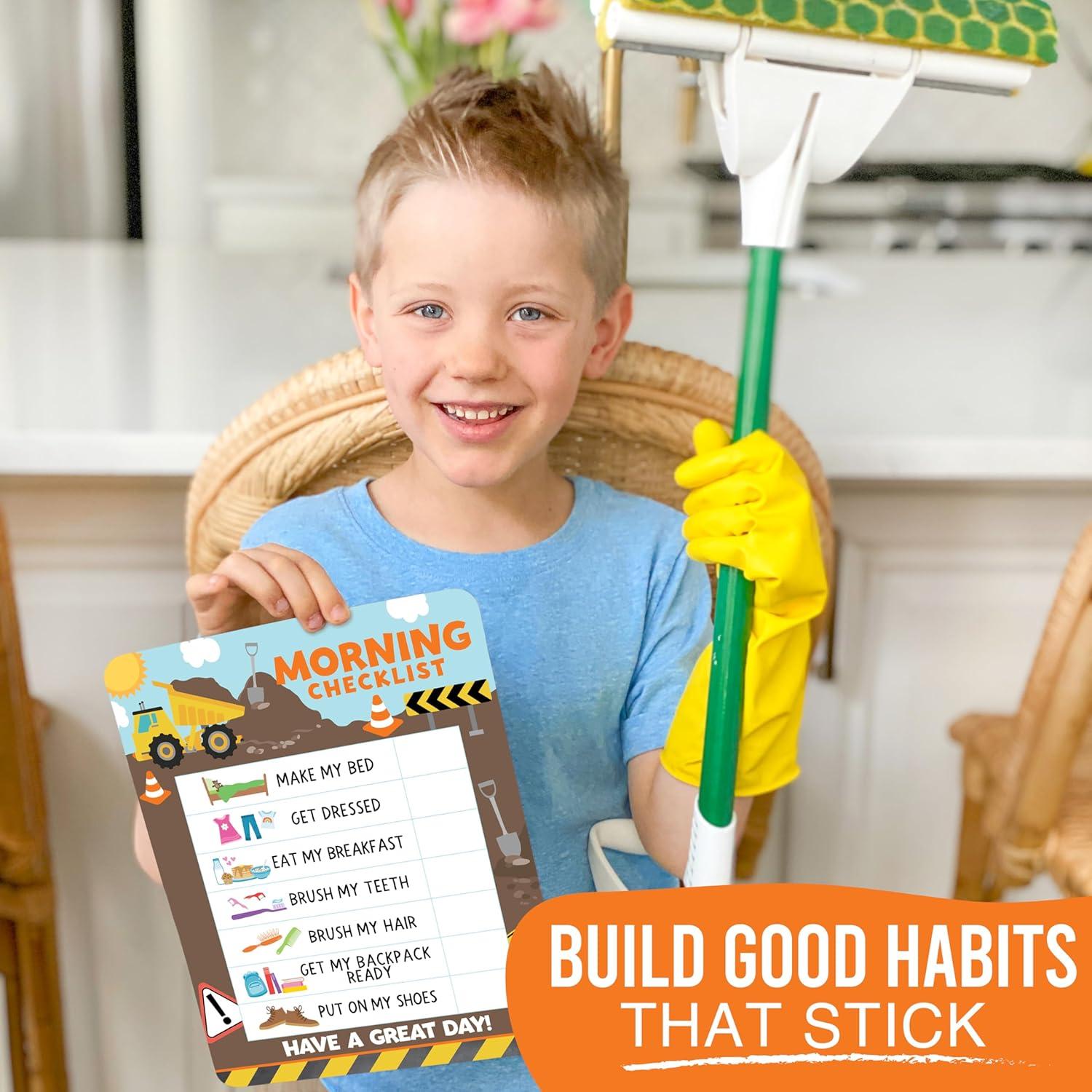 Gráfico Magnético de Rutina Matutina y Nocturna Hadley 20x25 cm