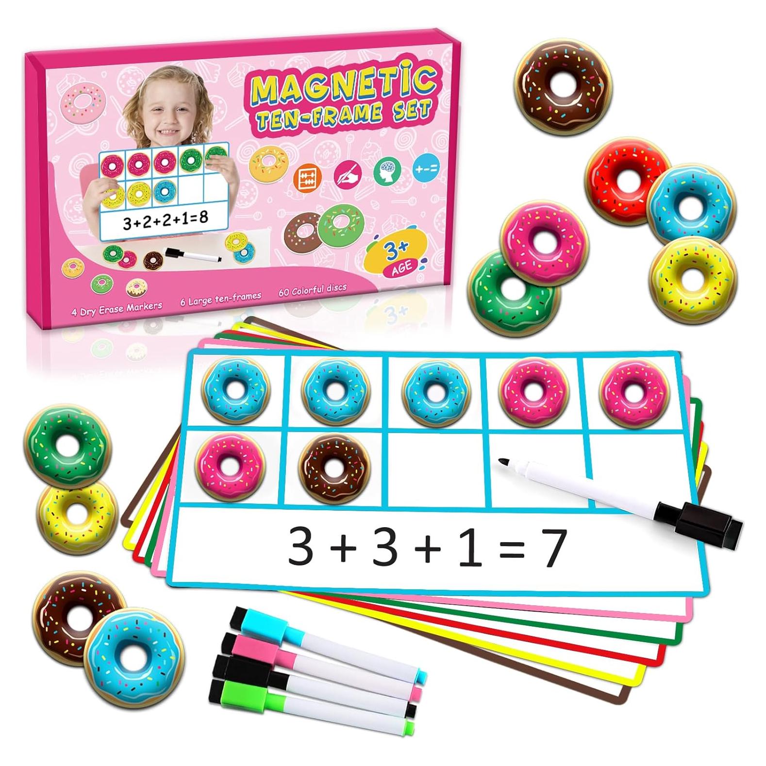 Conjunto Magnético de Matemáticas LOOIKOOS para Niños 3-5 Años