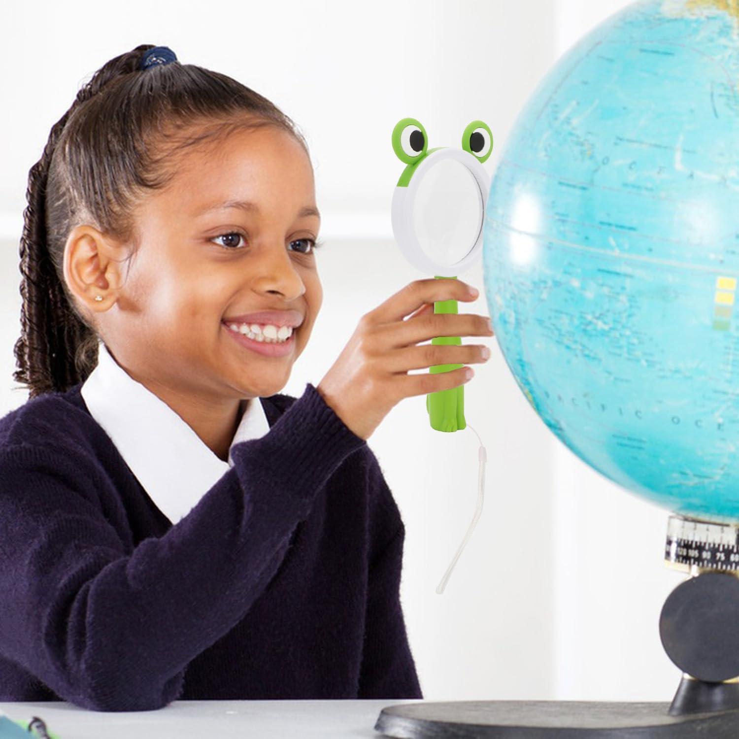 Lupa de Mano Rongon 10X para Niños - Exploración Naturaleza 4Pcs