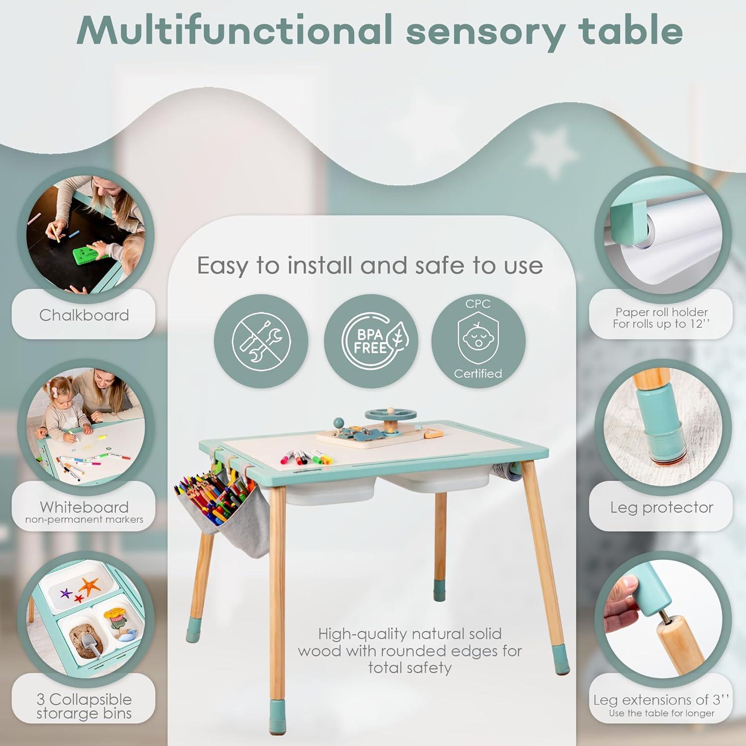 Mesa Sensorial Twinkle Little Toes Verde 1 Unidad