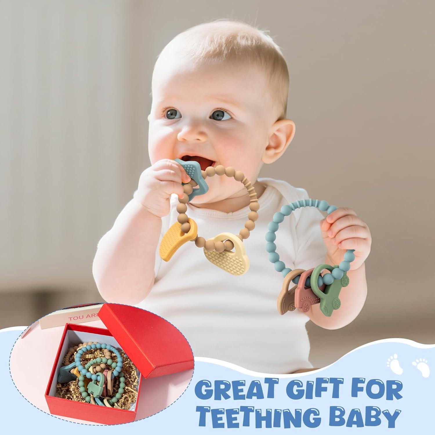 Juguetes de Dentición de Silicona 2ooya - 3 Piezas Animales