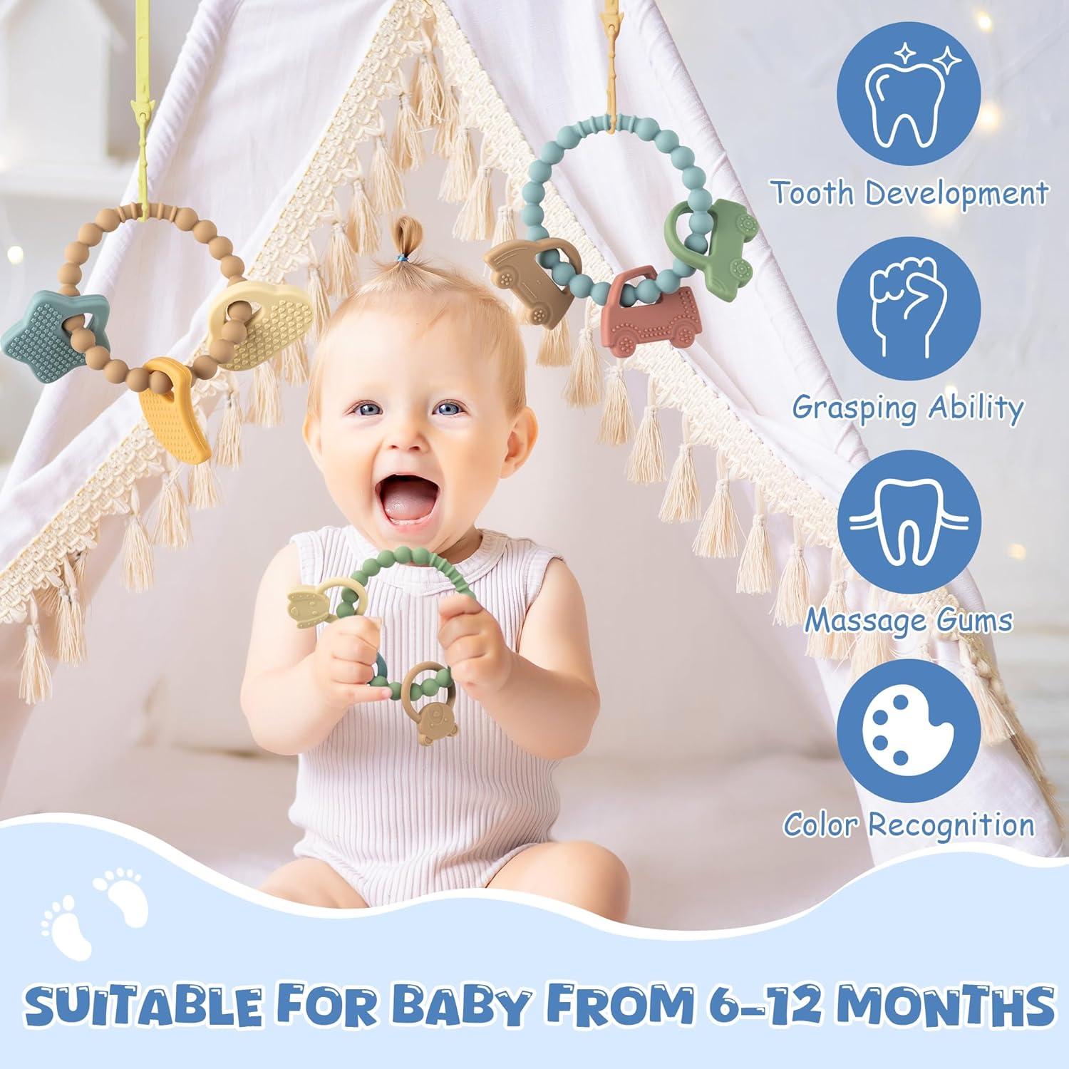 Juguetes de Dentición de Silicona 2ooya - 3 Piezas Animales