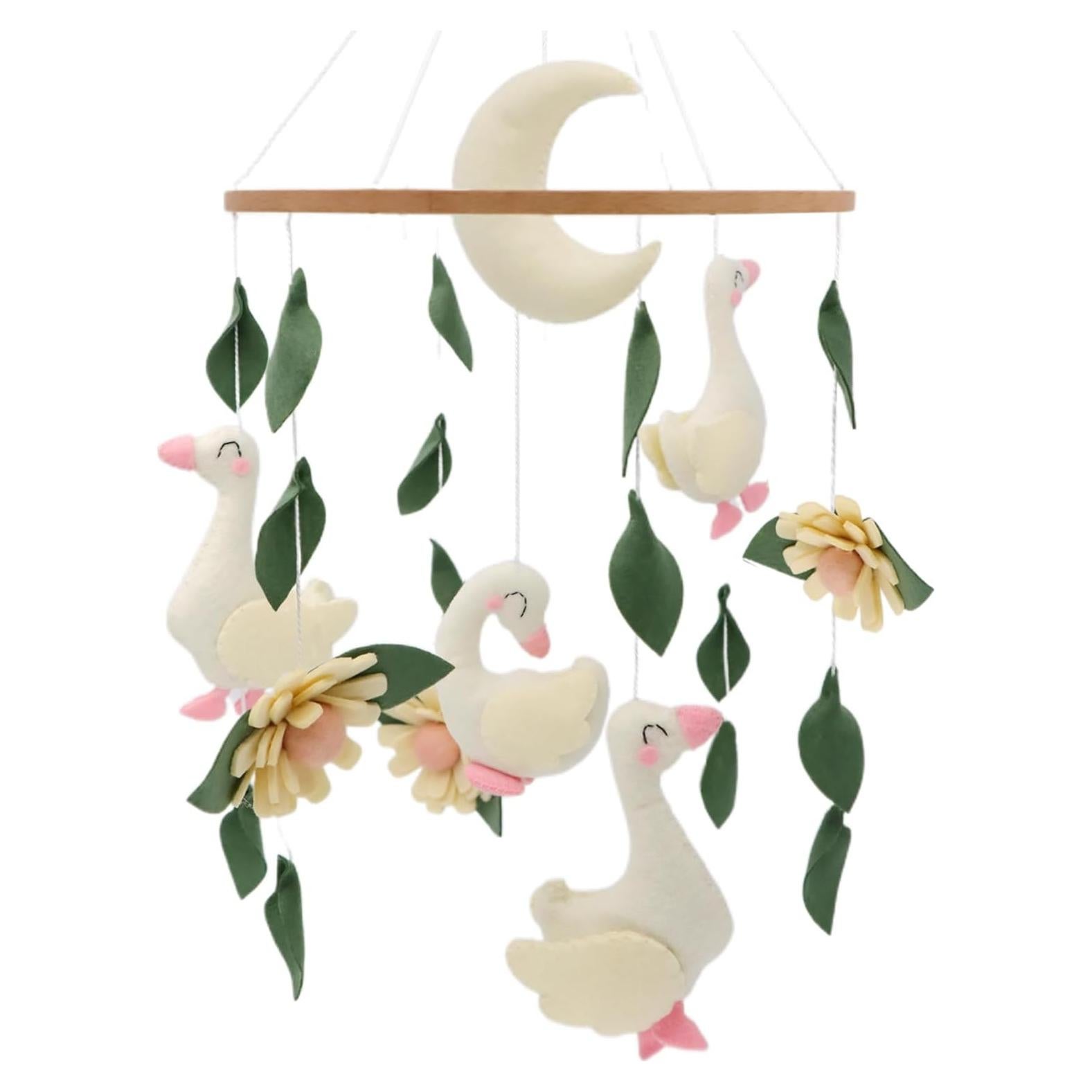 Móvil de Cuna Ganso Gueiddi Hecho a Mano 24x24 cm