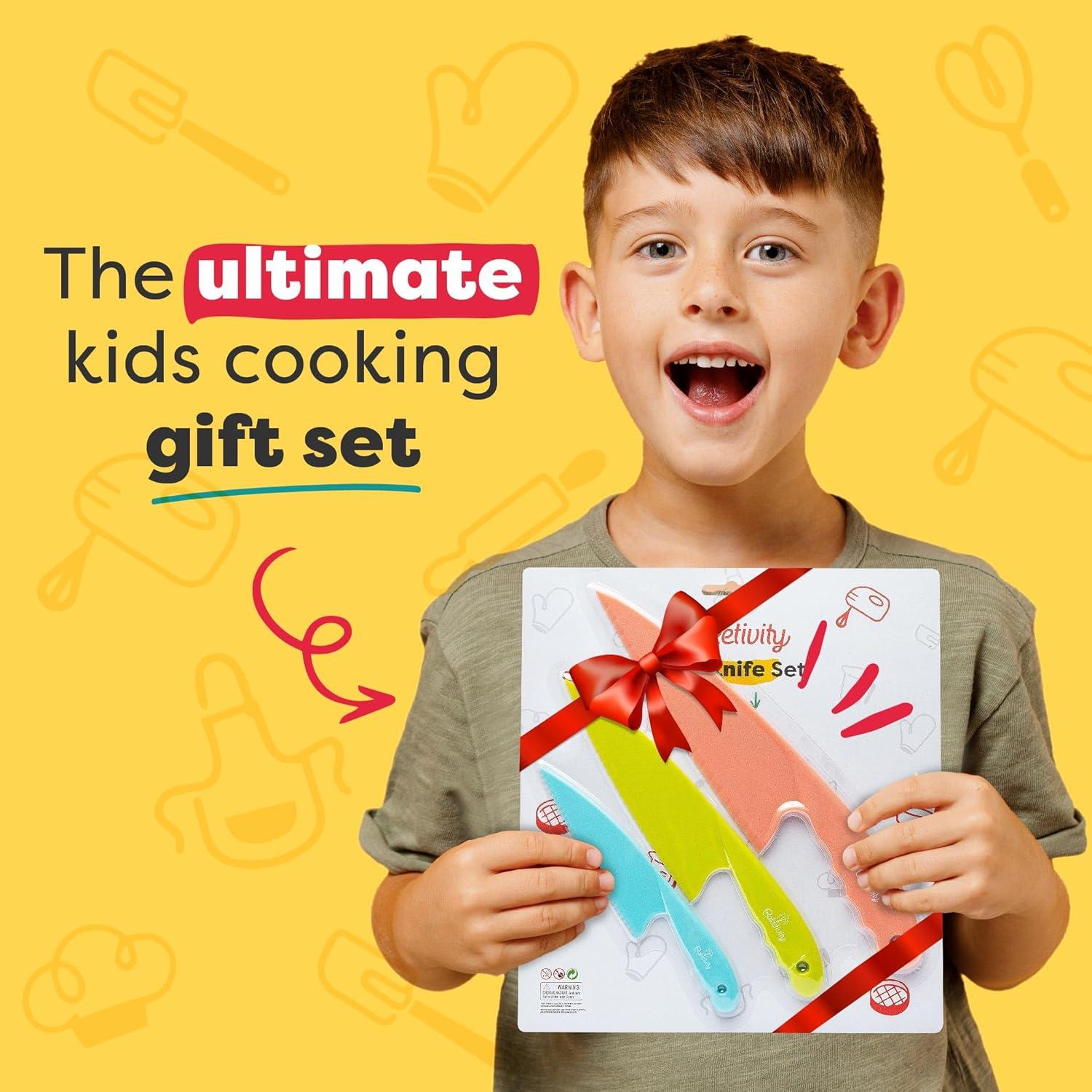 Juego de 3 cuchillos seguros para niños Baketivity - Cocina