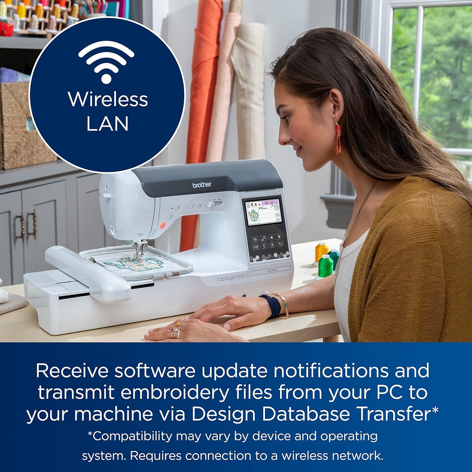 Máquina de Coser y Bordar Brother SE2000 241 Puntadas