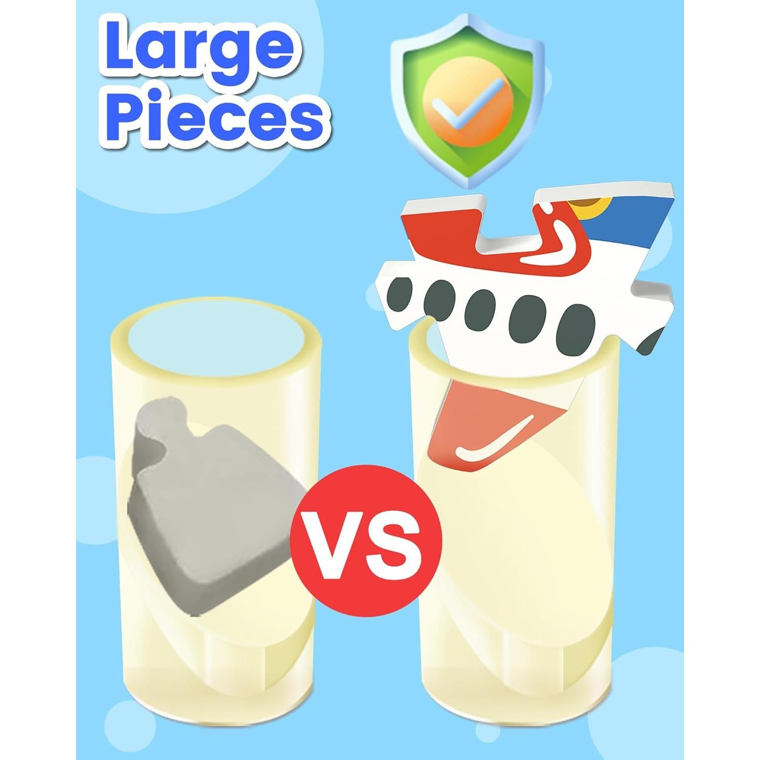 Rompecabezas de Madera Benresive 4 Piezas Montessori 1-3 Años