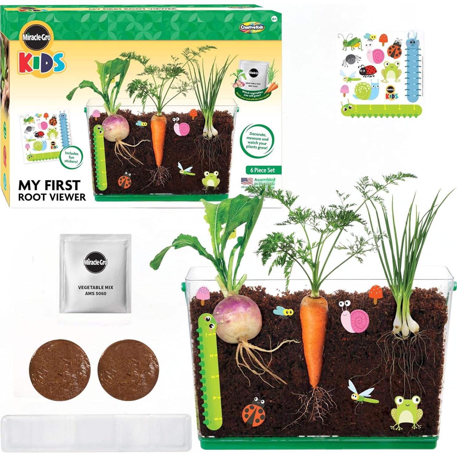 Kit de Jardinería Educativo Miracle GRO - Observador de Raíces