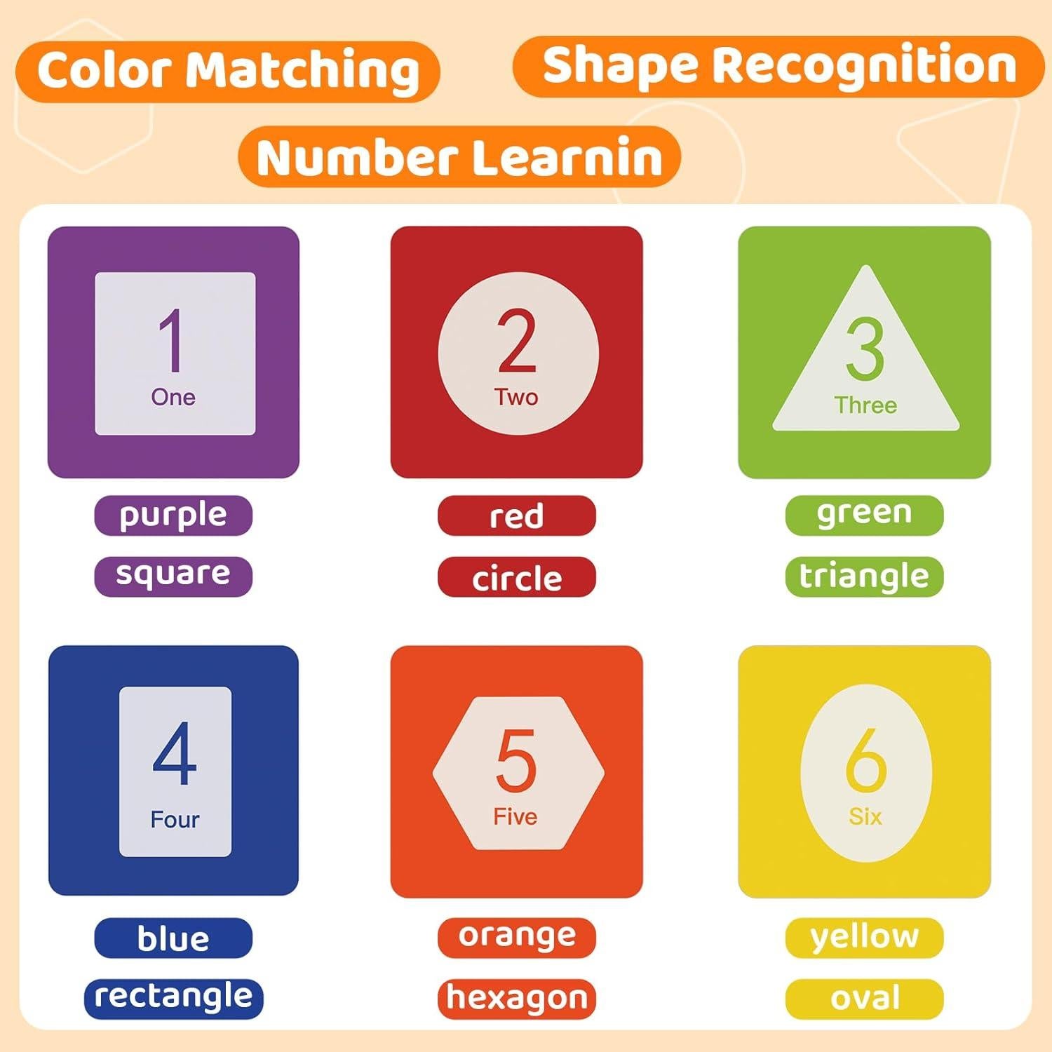 Regleta Sensorial Montessori ZW Creations 9 PCS para Niños