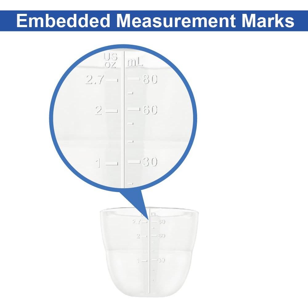 Botellas de Almacenamiento de Leche Maymom 4.7oz y 9oz, 4 Piezas