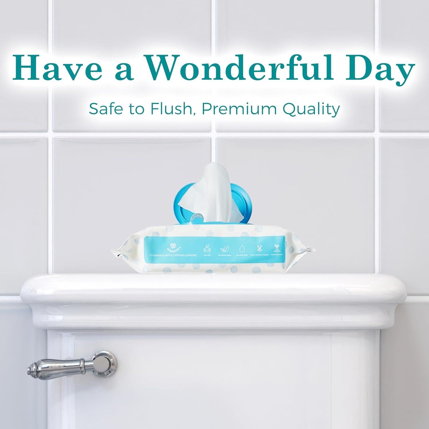 Toallitas Desechables Sin Fragancia Wonderful 60 Unidades