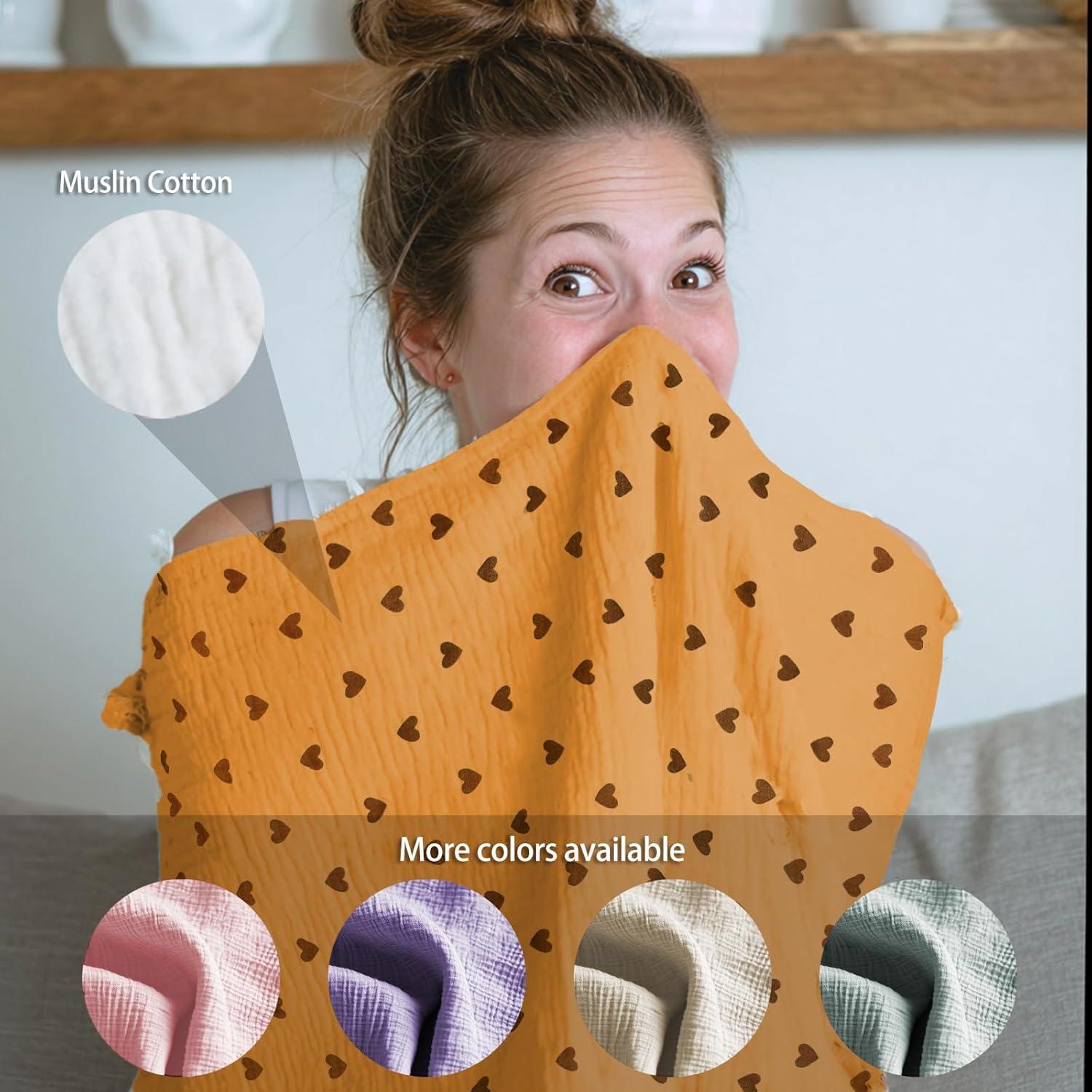 Cubierta de Lactancia MUGVELL Muselina Algodón 110x66 cm