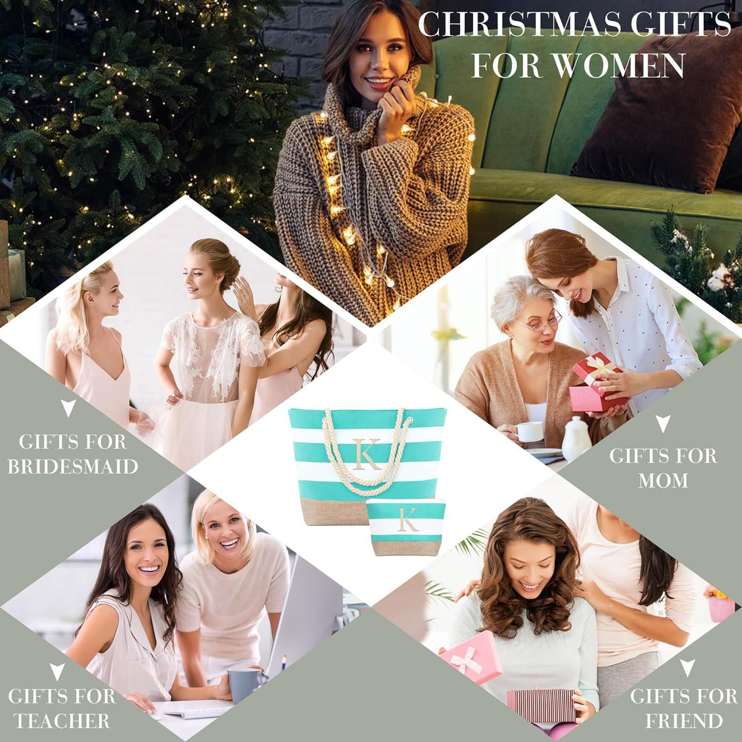 Bolsas de Playa YOOLIFE para Mujeres - Tote Impermeable Azul