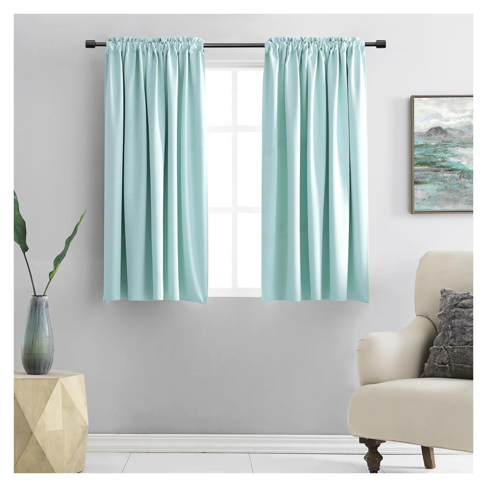 Cortinas Opacas Aislantes Térmicas DONREN Aqua 106.68x114.3 cm