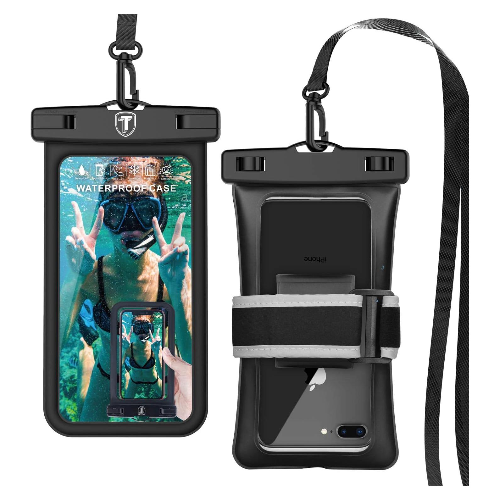 Funda Impermeable Flotante Takfox para Smartphone - Negro