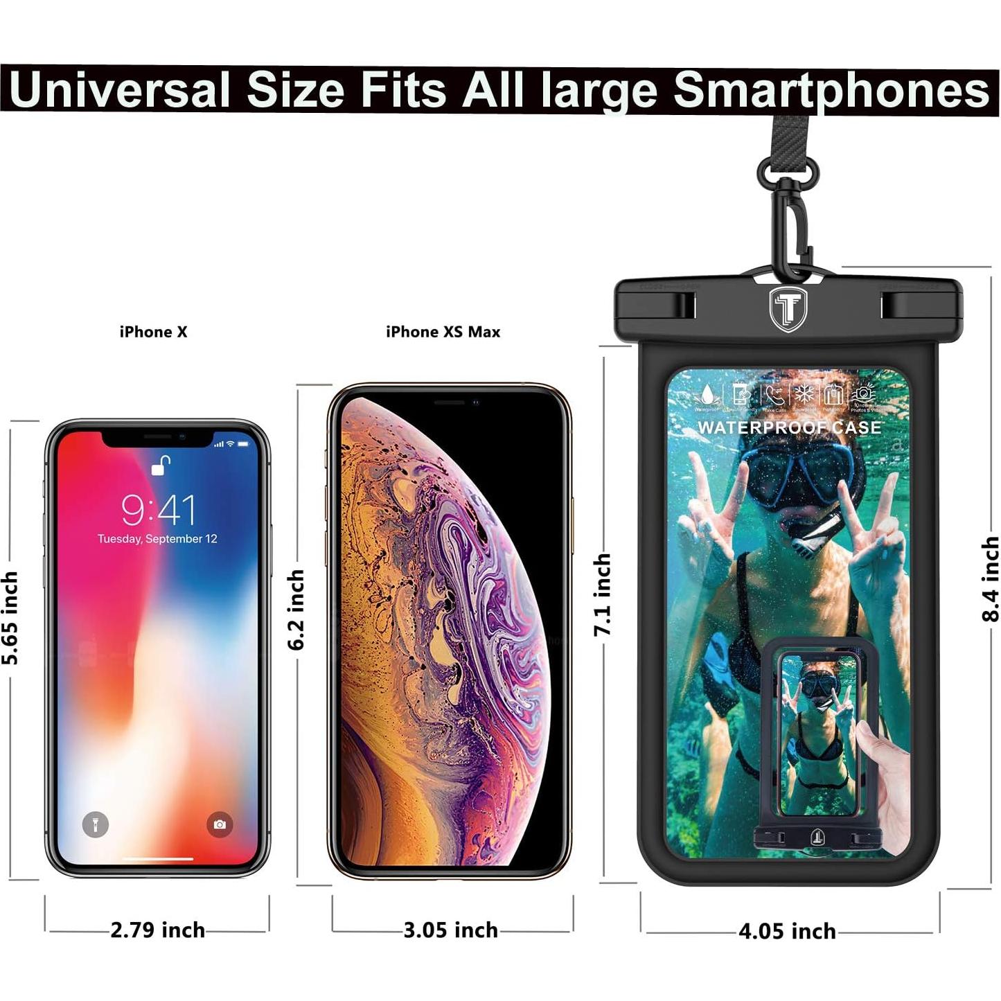 Funda Impermeable Flotante Takfox para Smartphone - Negro