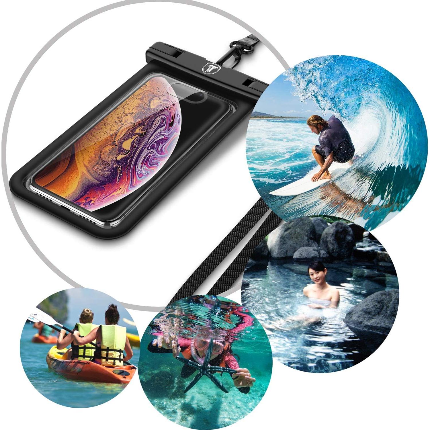 Funda Impermeable Flotante Takfox para Smartphone - Negro