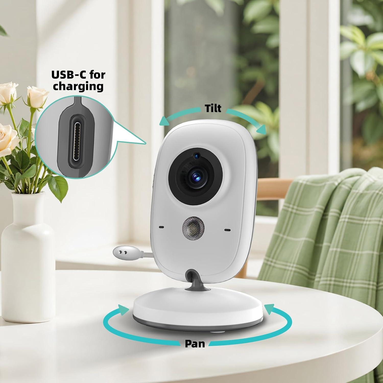 Monitor de Bebé Portátil Kokit KK32 3.2" HD Sin WiFi