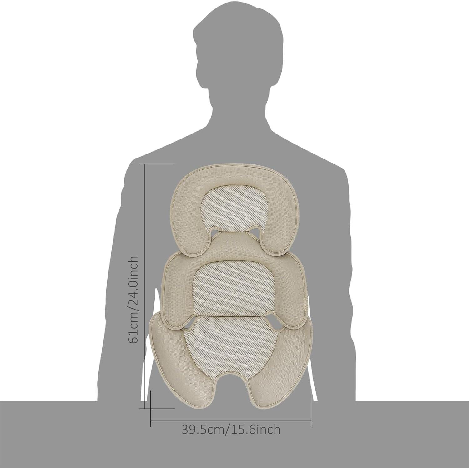 Cojín de Soporte para Bebés Ihaapsi Beige 60.96x39.62 cm