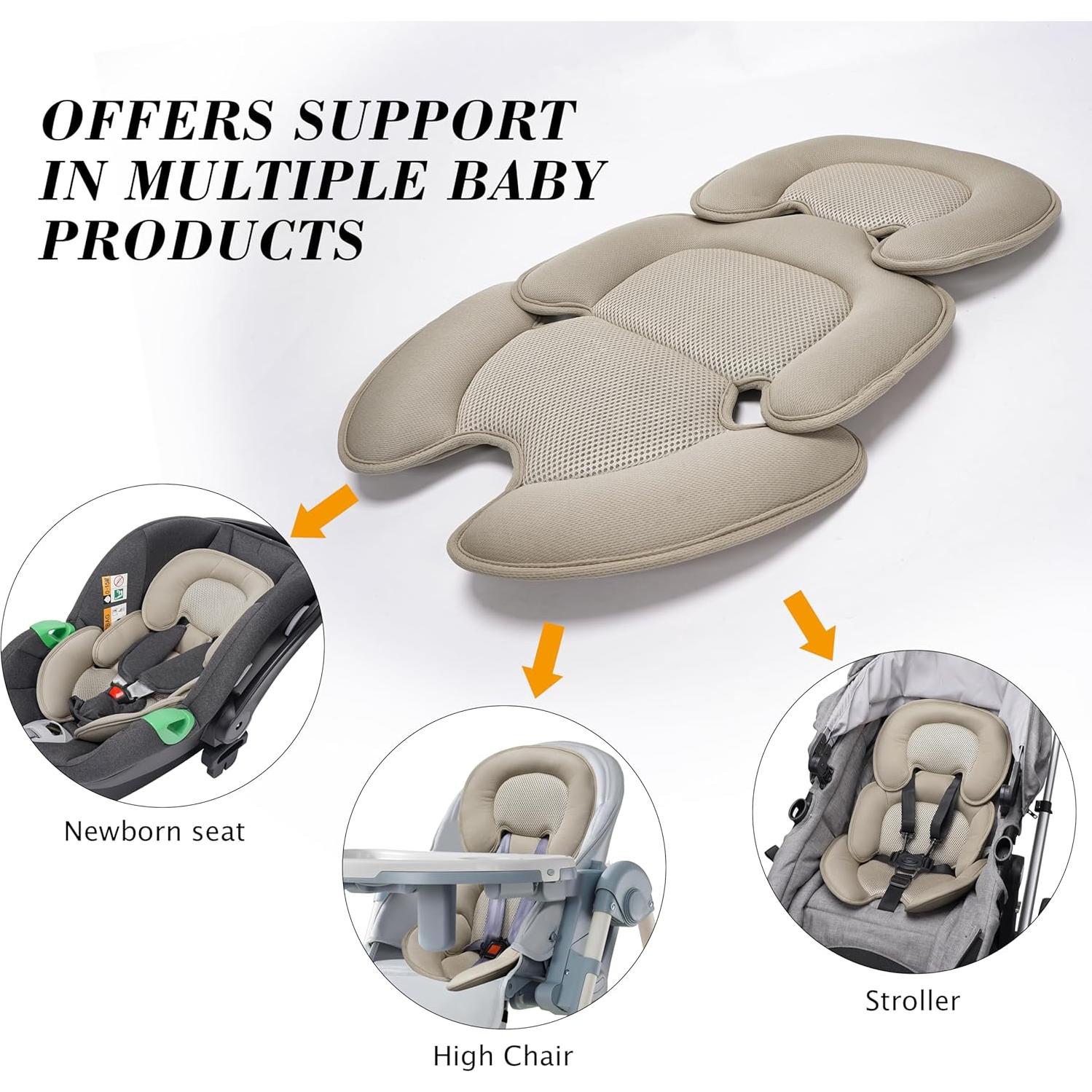 Cojín de Soporte para Bebés Ihaapsi Beige 60.96x39.62 cm