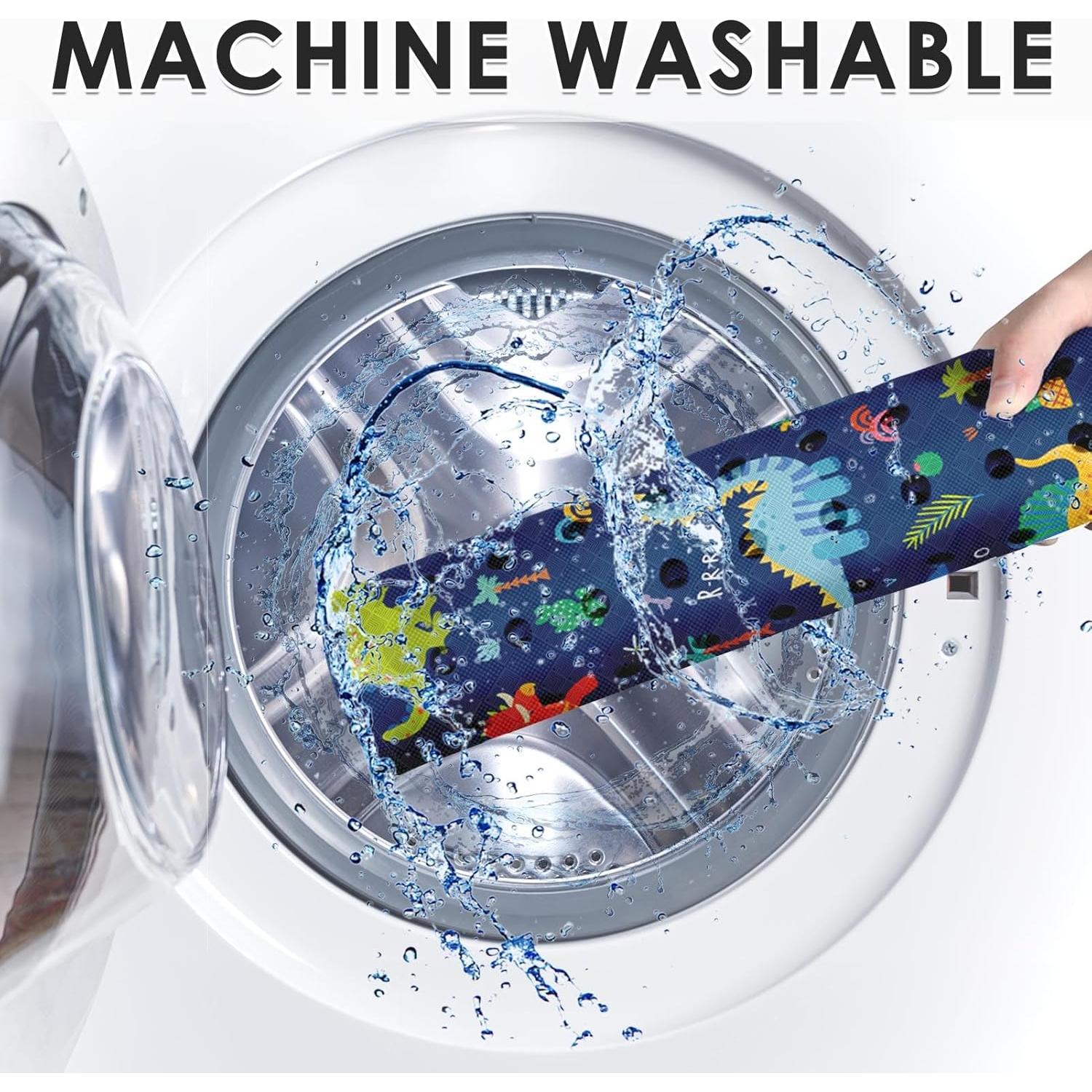 Alfombrilla de baño antideslizante Britown 101x40 cm dinosaurios