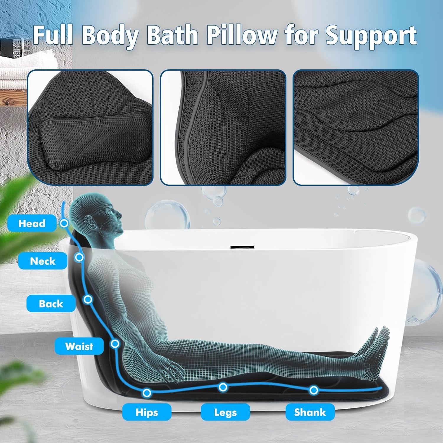 Almohada de Baño Completo Poemland 135.9x45cm Antideslizante