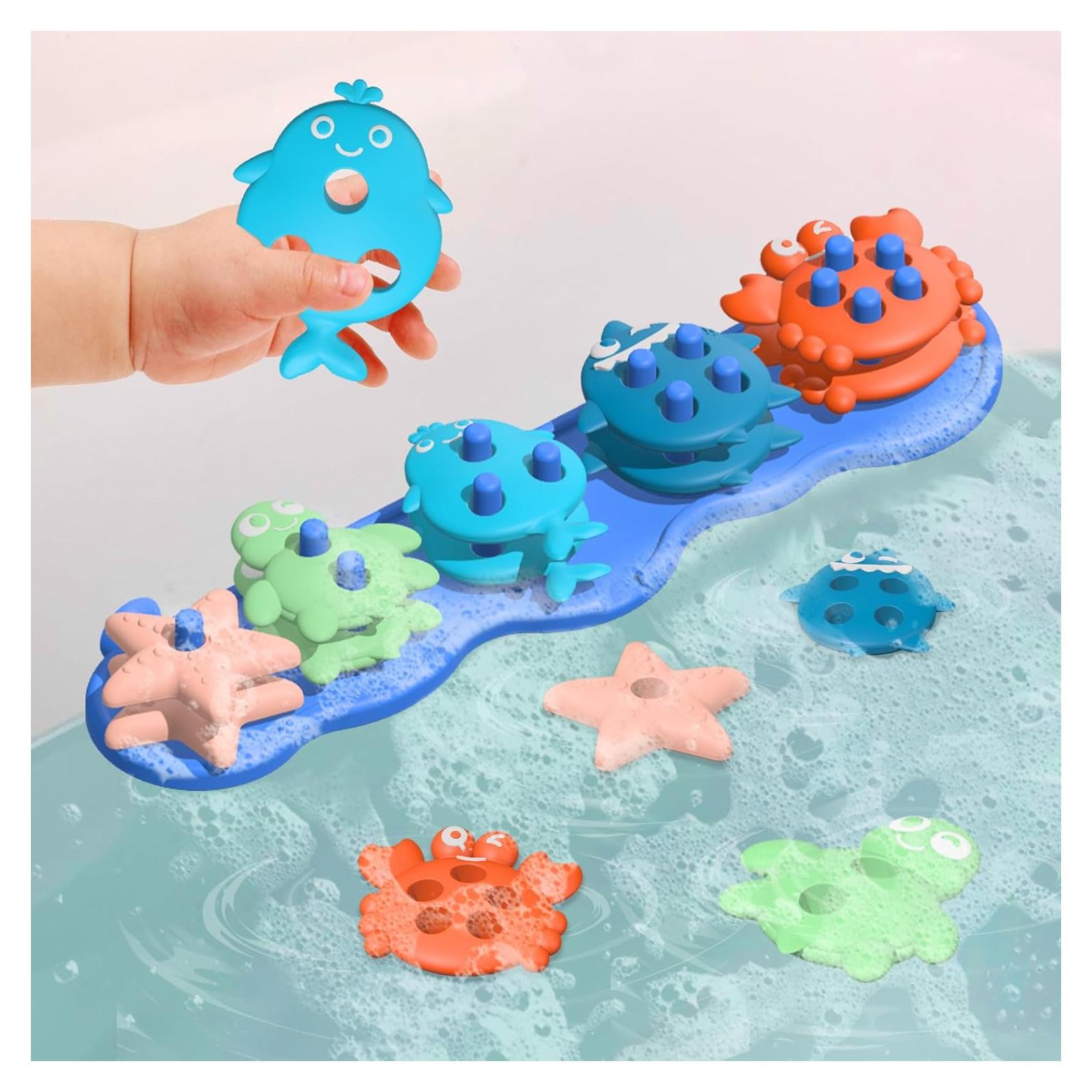 Juguetes de Baño Flotantes Texviko Animales del Océano 10 Pcs