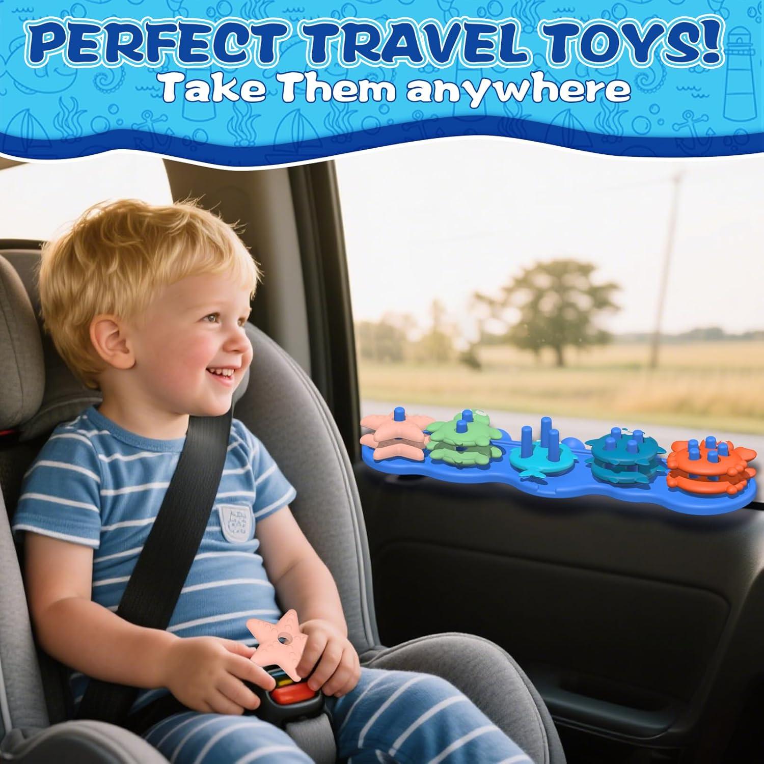 Juguetes de Baño Flotantes Texviko Animales del Océano 10 Pcs