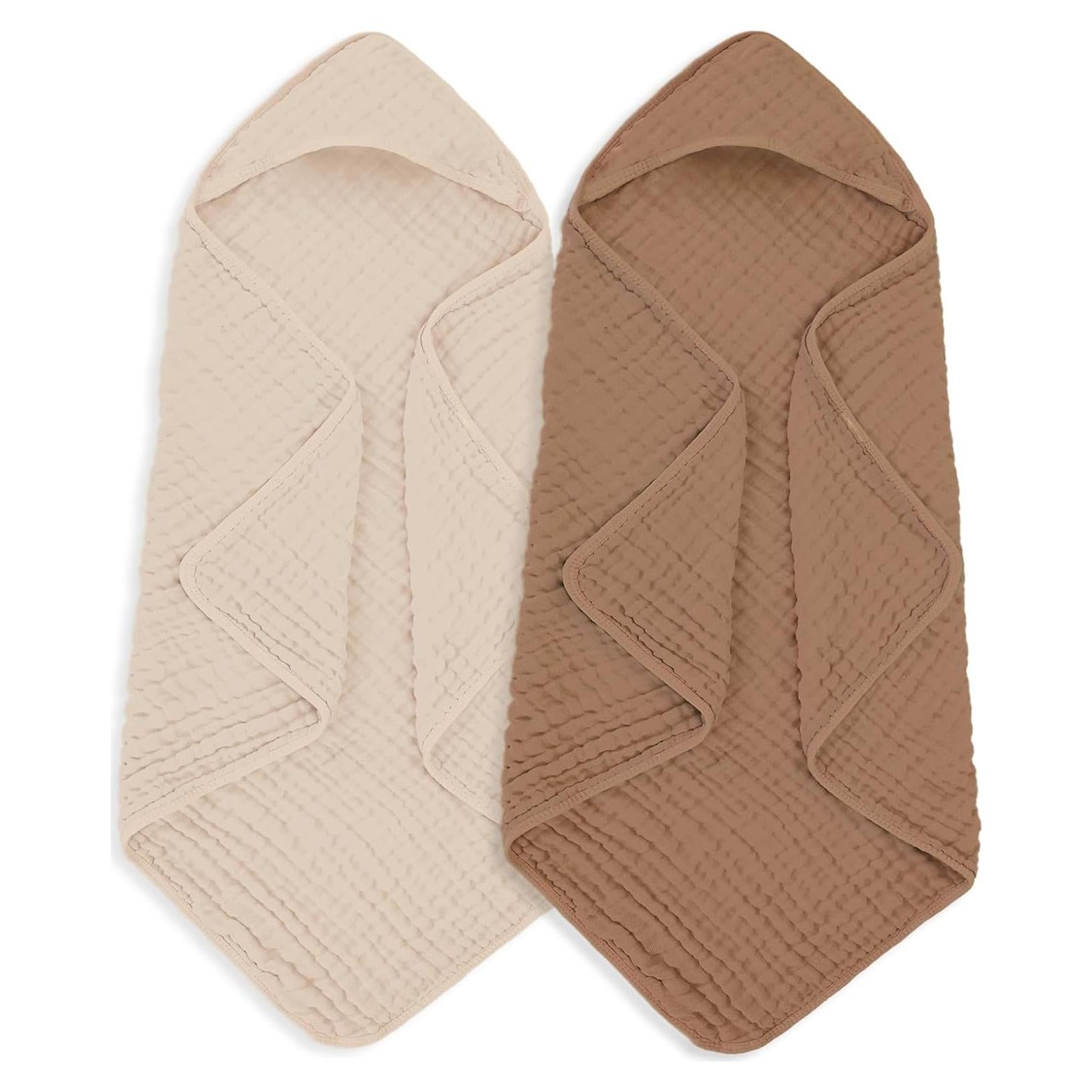 Toalla de baño para bebé MIGIOL 100% algodón muselina 81x81cm