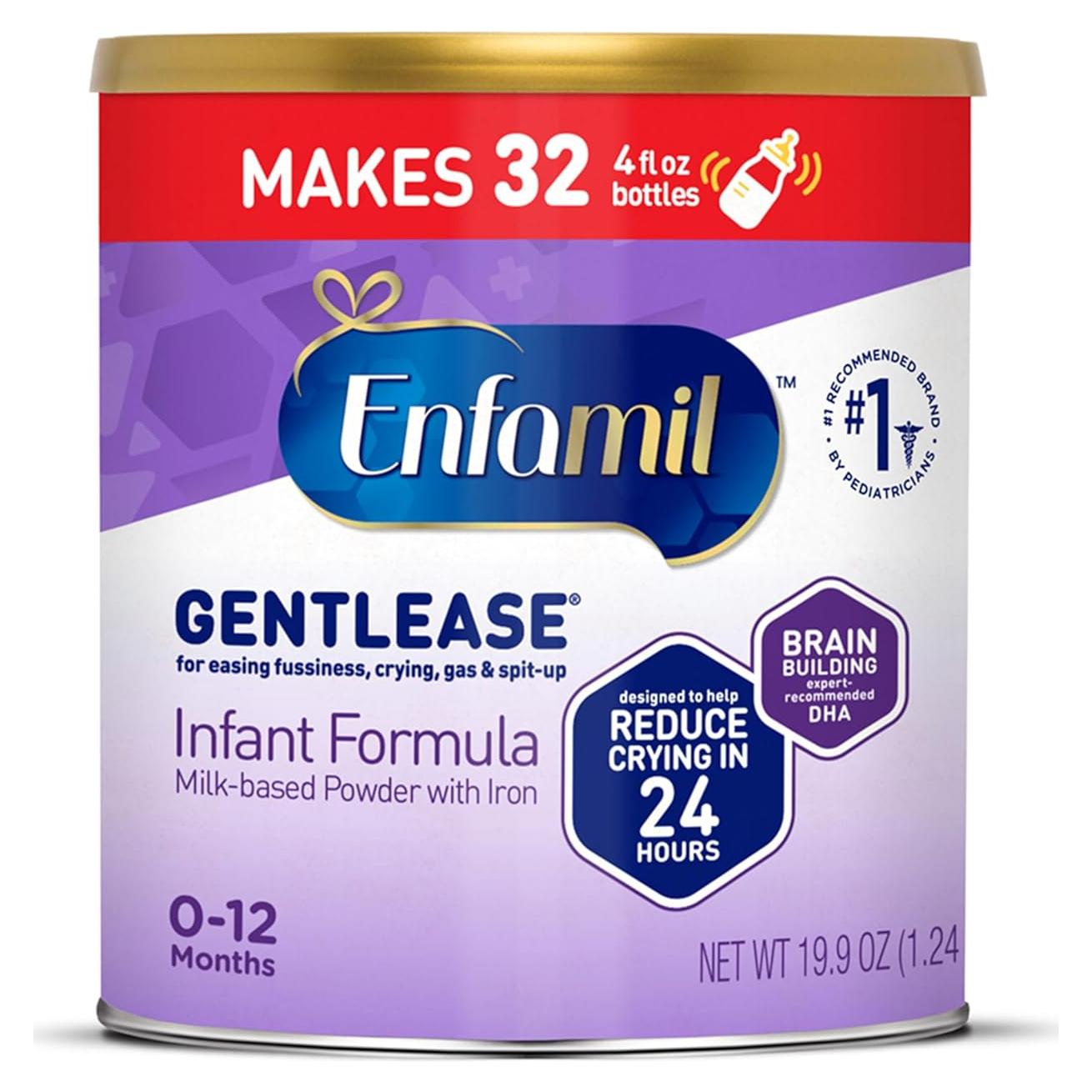 Fórmula para Bebés Enfamil Gentlease 563.3 g - Alivio Gases y Llanto