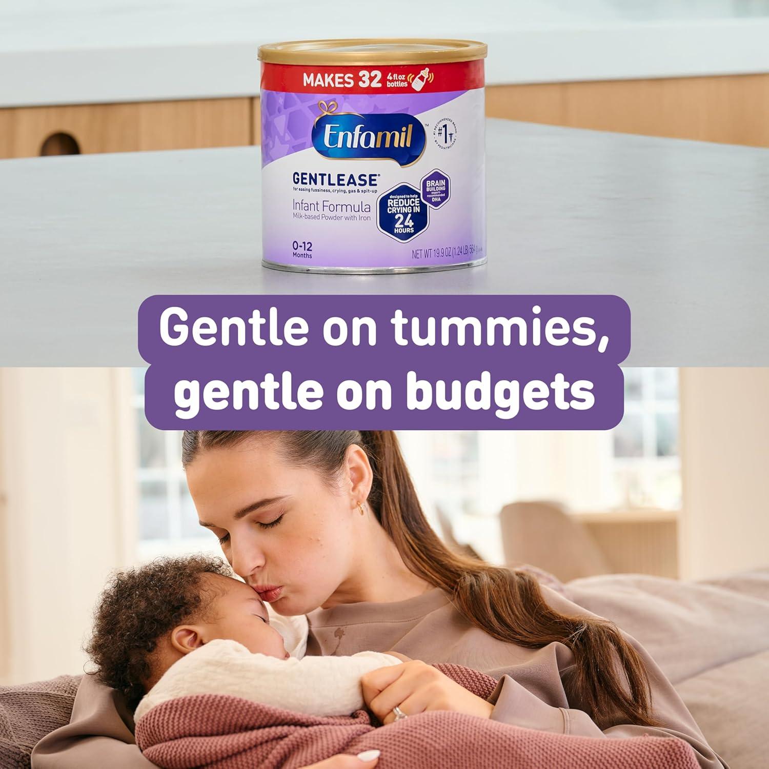 Fórmula para Bebés Enfamil Gentlease 563.3 g - Alivio Gases y Llanto