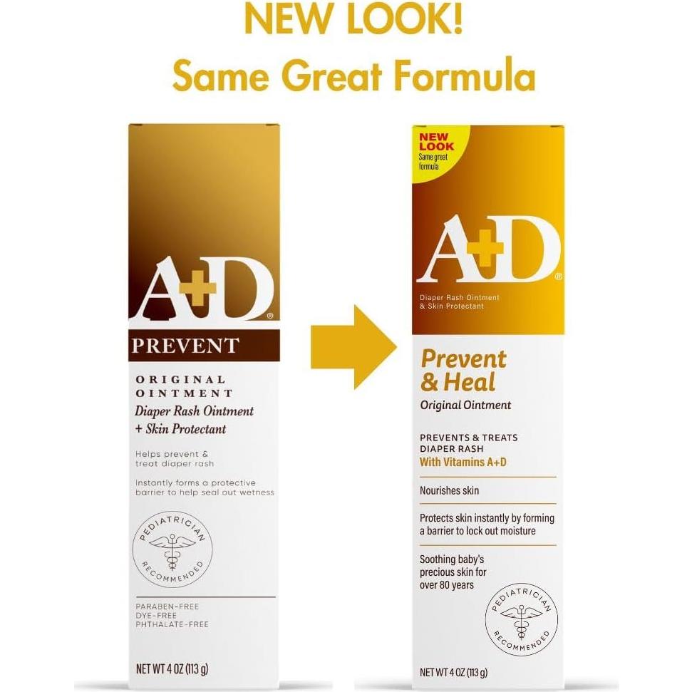 Ungüento A+D Original 113.4g para Erupciones por Pañal