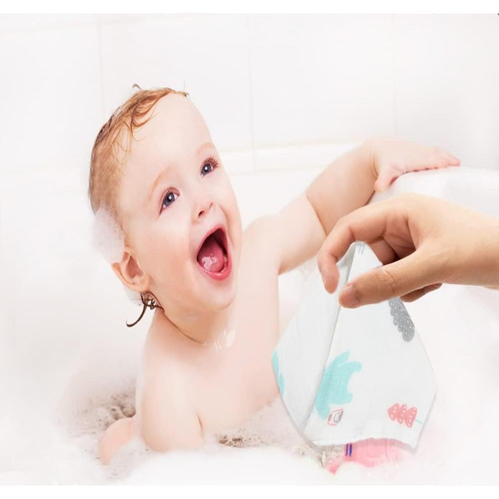 Toallitas de Muselina para Bebés Norinori - 10 Piezas 25.4x25.4cm