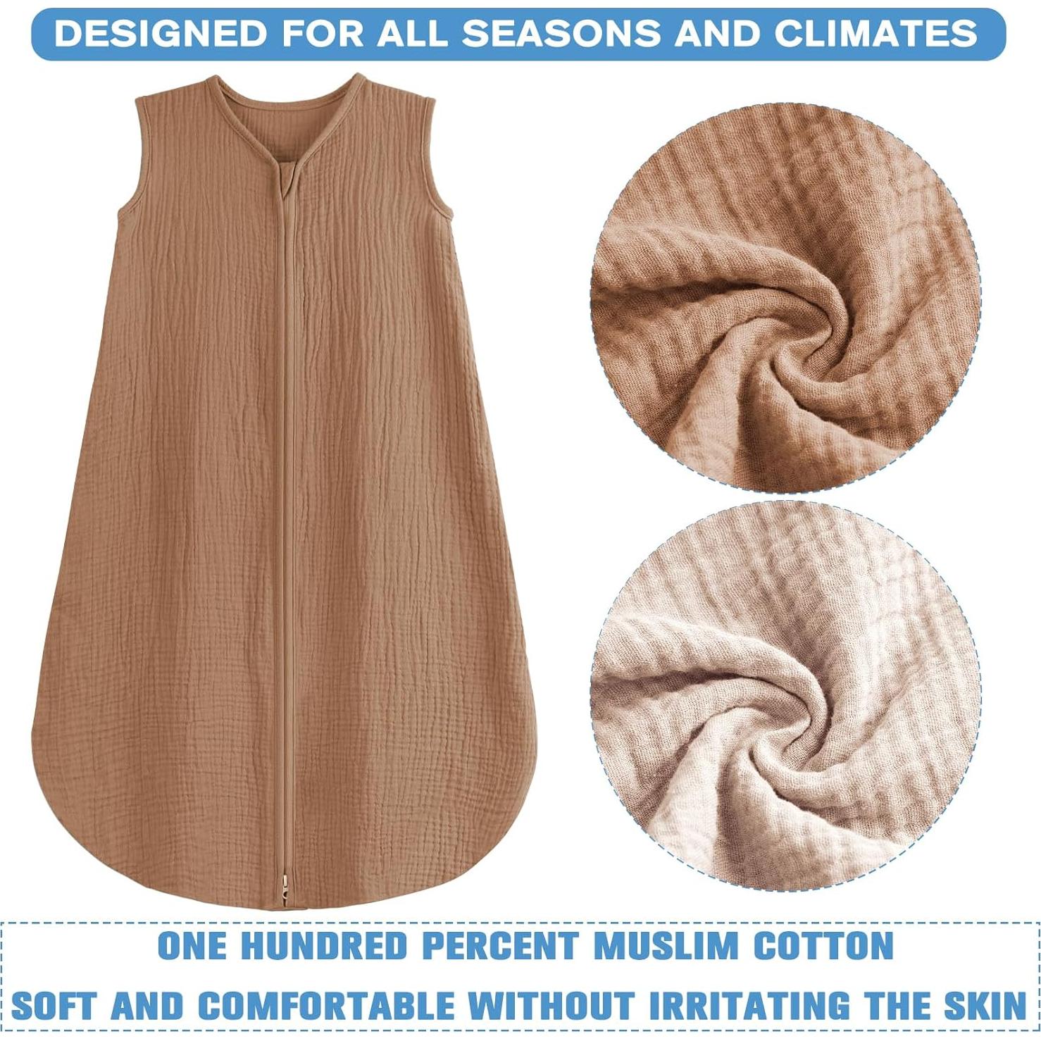 Sacos de Dormir para Bebés 0-24 Meses QYY24 Algodón Orgánico