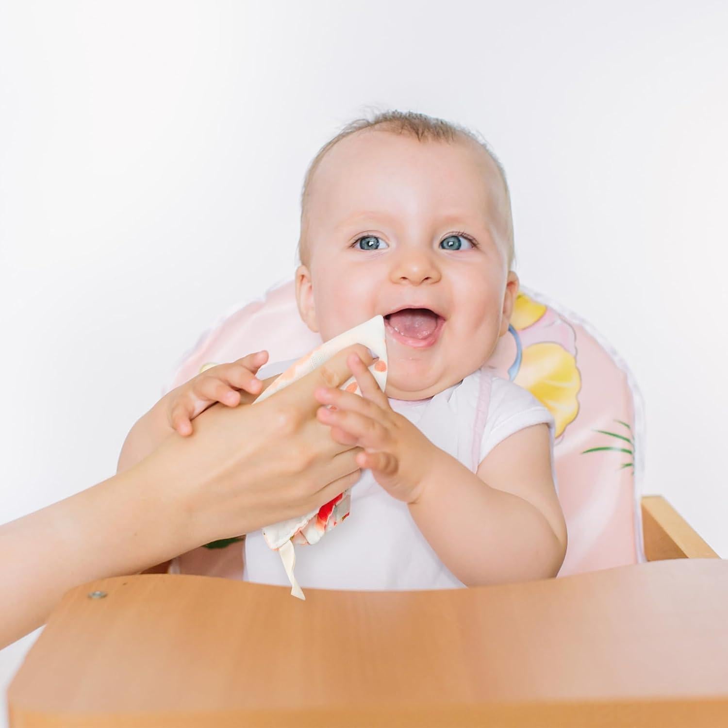 Set de Toallas con Capucha Zainpe 4Pcs Algodón Floral 80x80cm