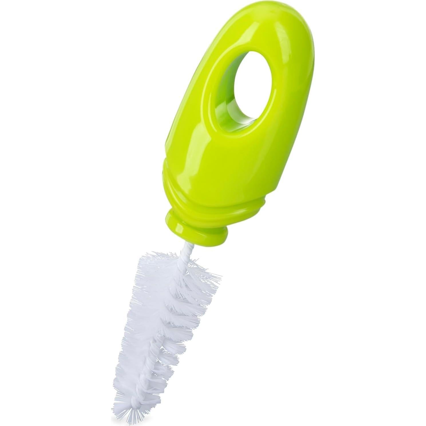 Cepillo para Botellas Nuby 2 Piezas Azul y Gris con Soporte