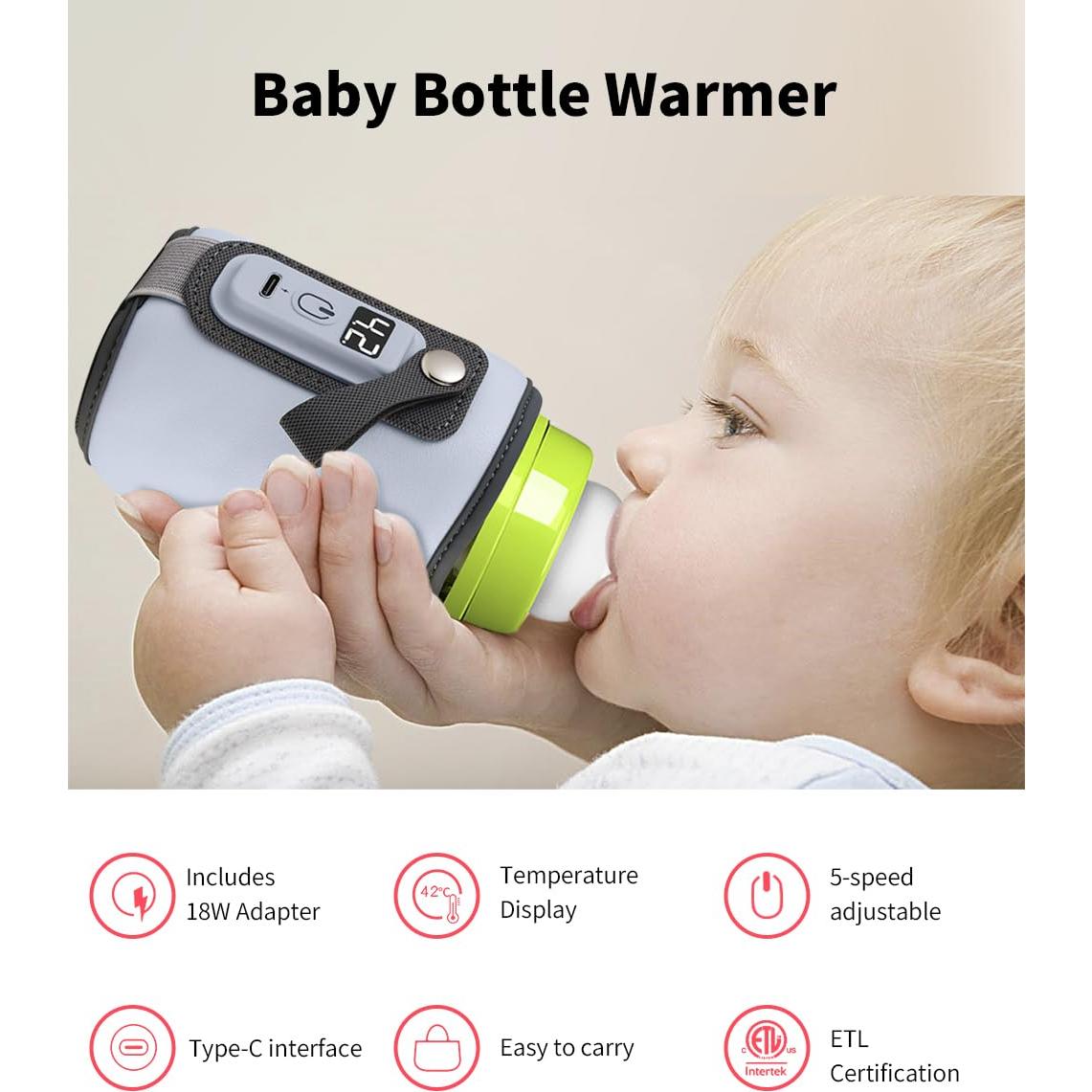 Calentador de Botellas Chonomai USB 18W con Control de Temperatura