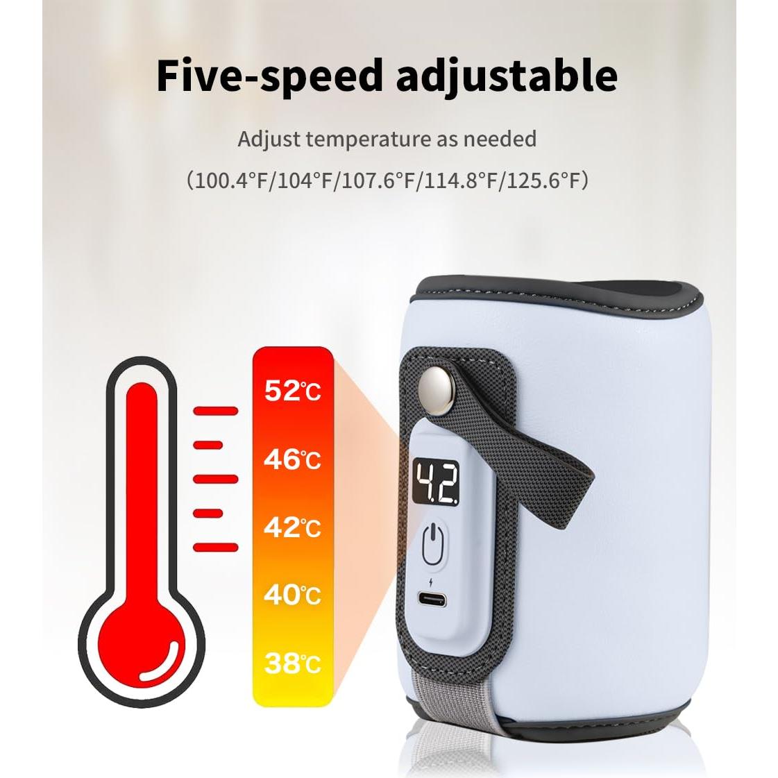 Calentador de Botellas Chonomai USB 18W con Control de Temperatura