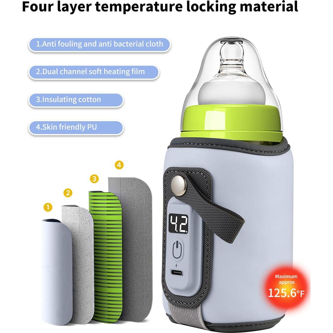 Calentador de Botellas Chonomai USB 18W con Control de Temperatura