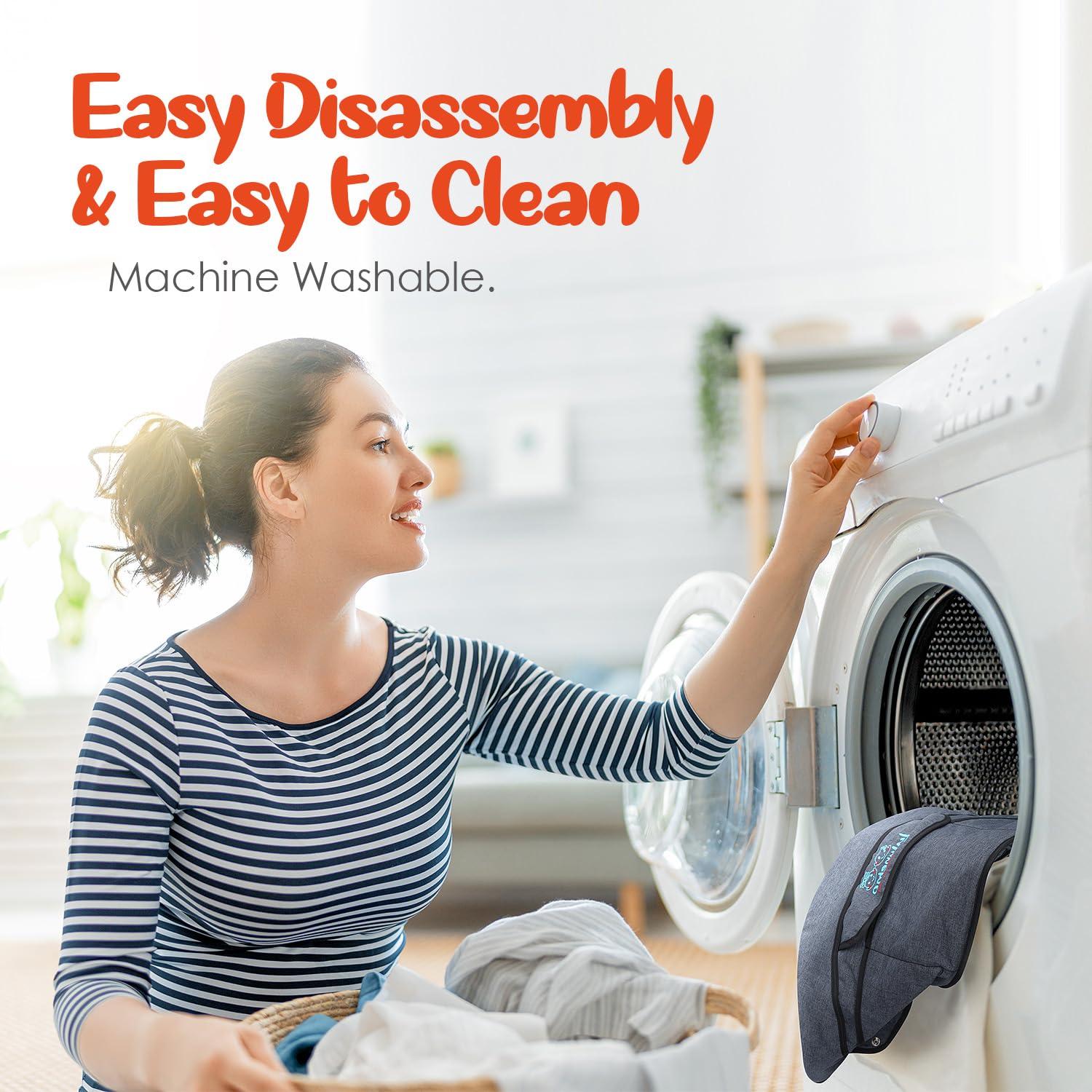 Silla Alta Plegable con Gancho para Bebés - Gris, 15 kg