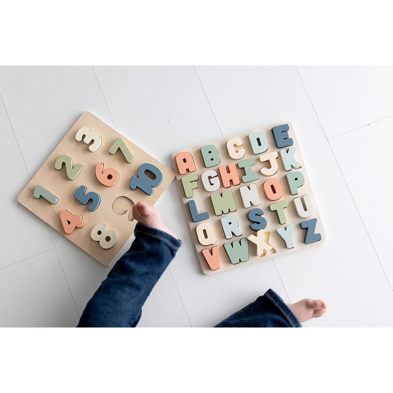 Rompecabezas de Alfabeto de Madera Pearhead 25.4x25.4 cm