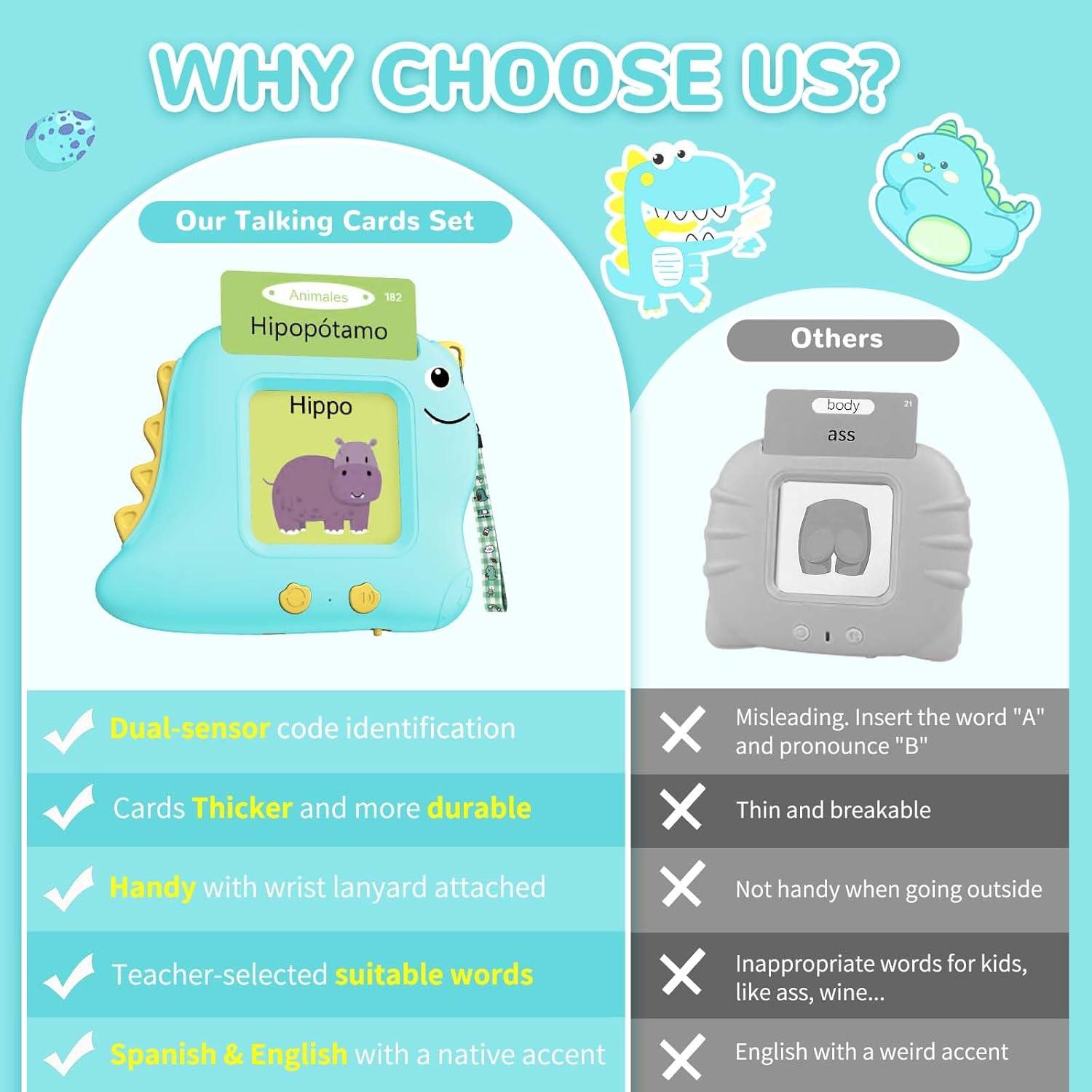 Tarjetas de Flash Bilingües Shenzhen GY - 224 Palabras para Niños