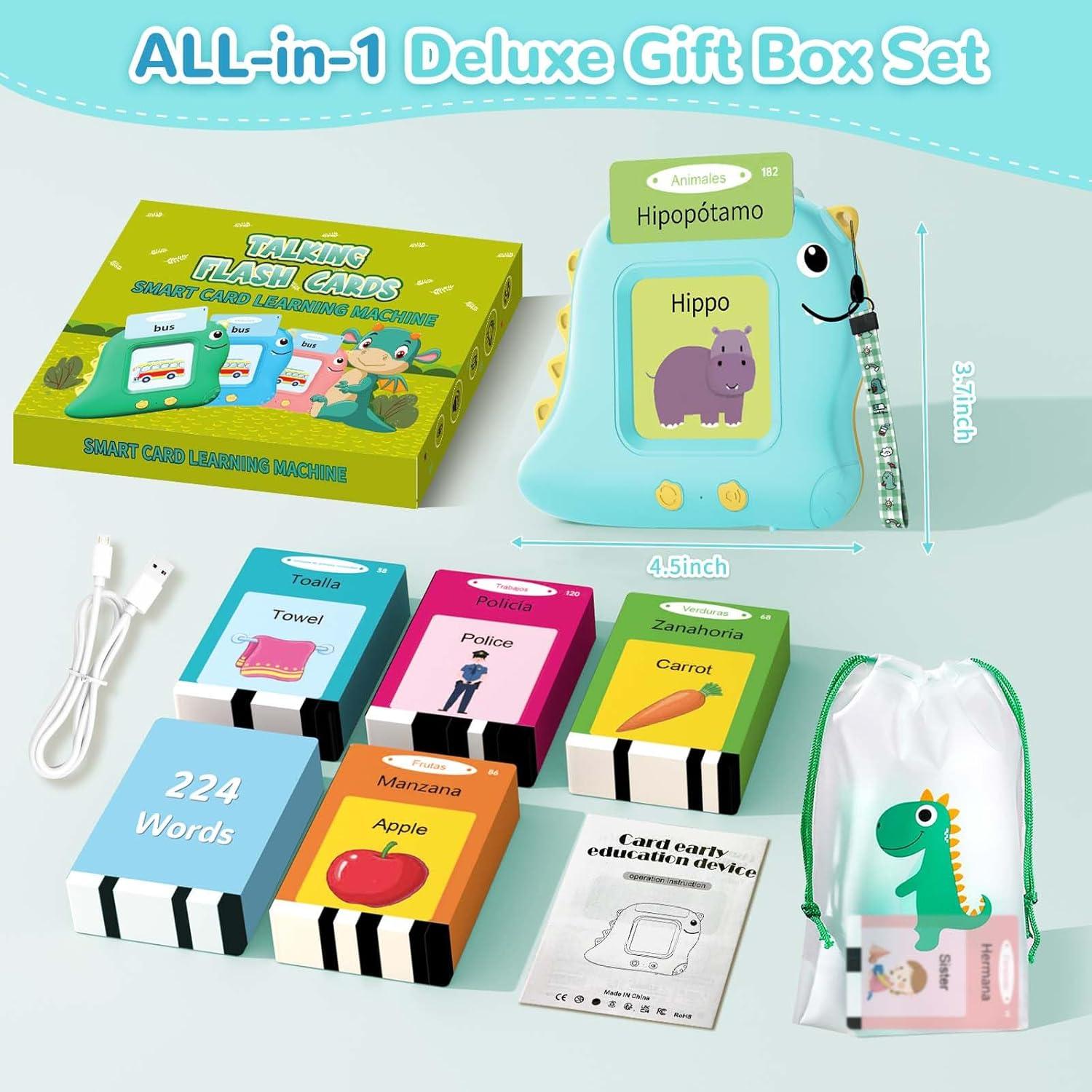 Tarjetas de Flash Bilingües Shenzhen GY - 224 Palabras para Niños