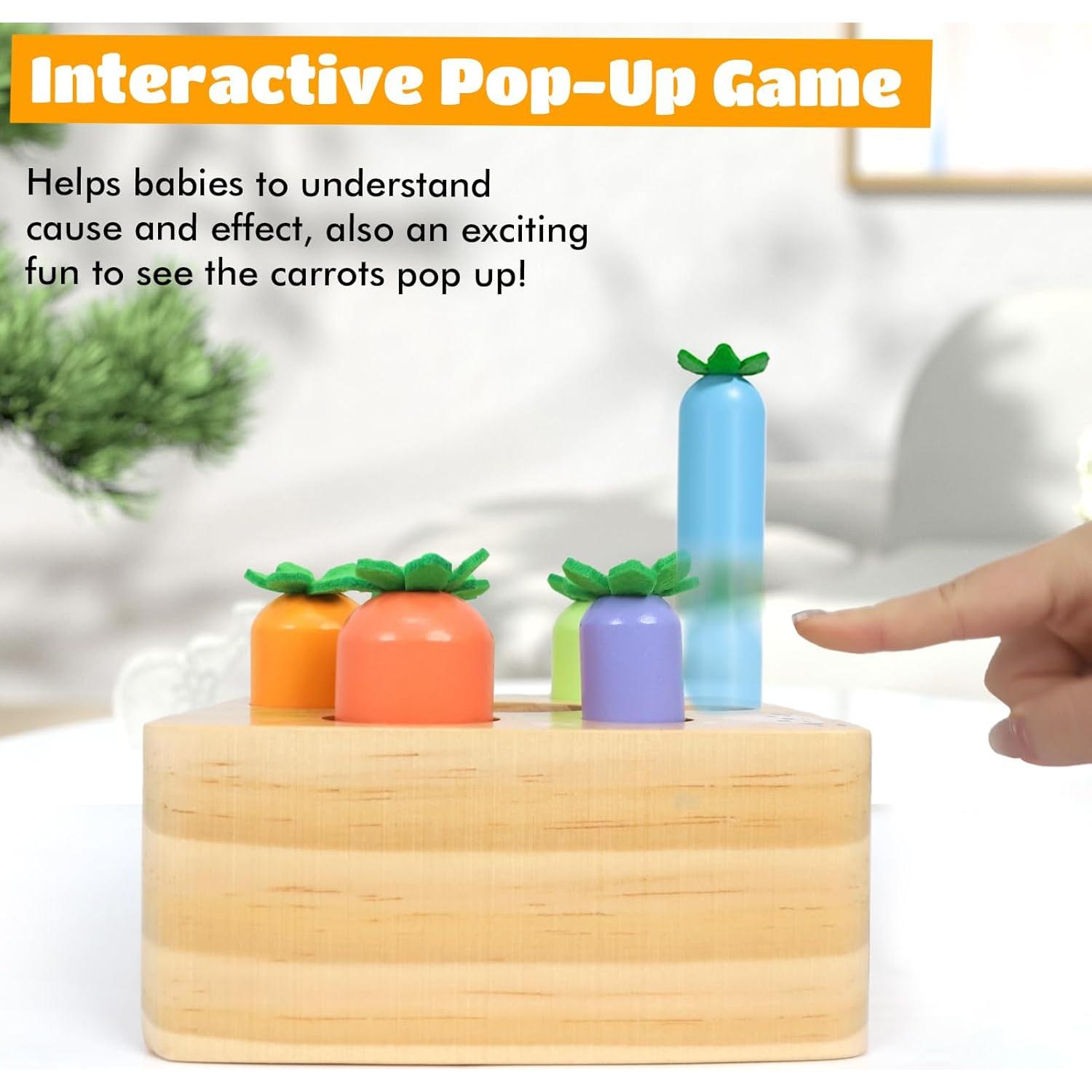 Juguete Montessori XPIY Zanahorias Saltarinas 12-36 Meses