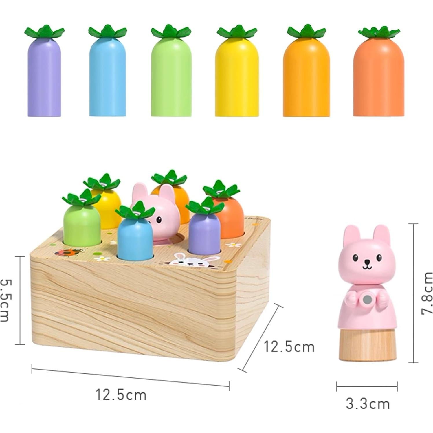 Juguete Montessori XPIY Zanahorias Saltarinas 12-36 Meses