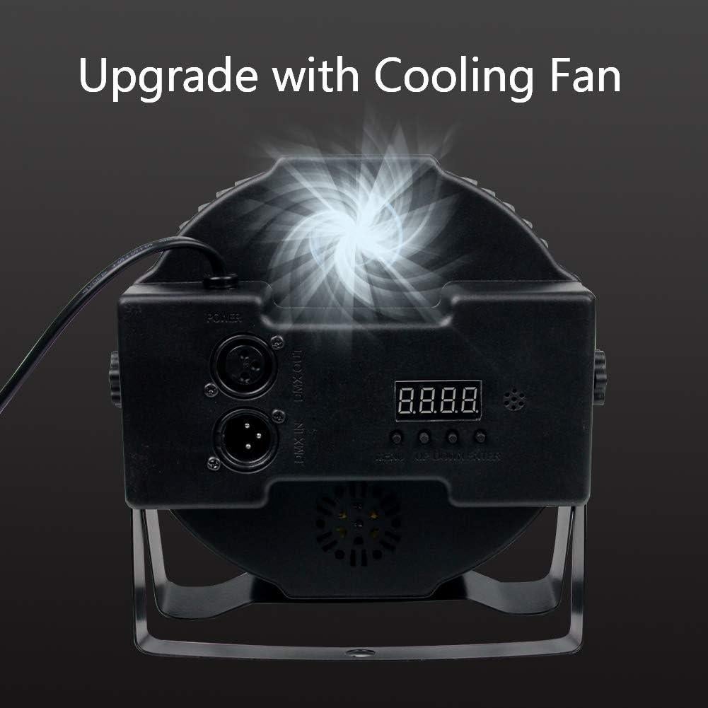 Luces Par LED RGB Kebert 36 LEDs - Paquete de 8, Control Remoto