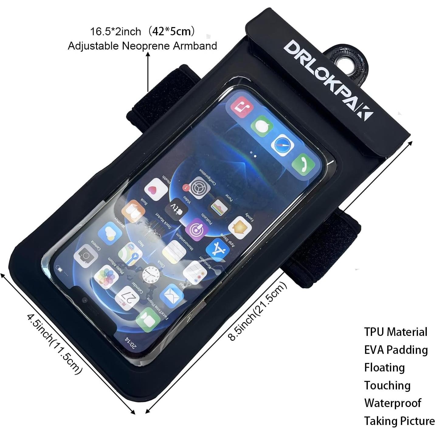 Funda Impermeable DRLOKPAK para Teléfono hasta 7" Flotante