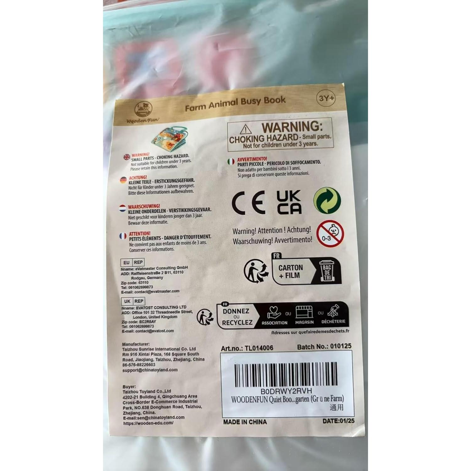 Tablero Ocupado Montessori Verde 28 Actividades para Niños