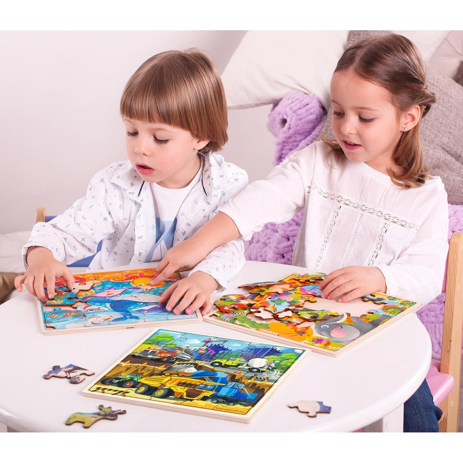 Puzzle de Madera QUOKKA África 28 Piezas para Niños 3-8 Años