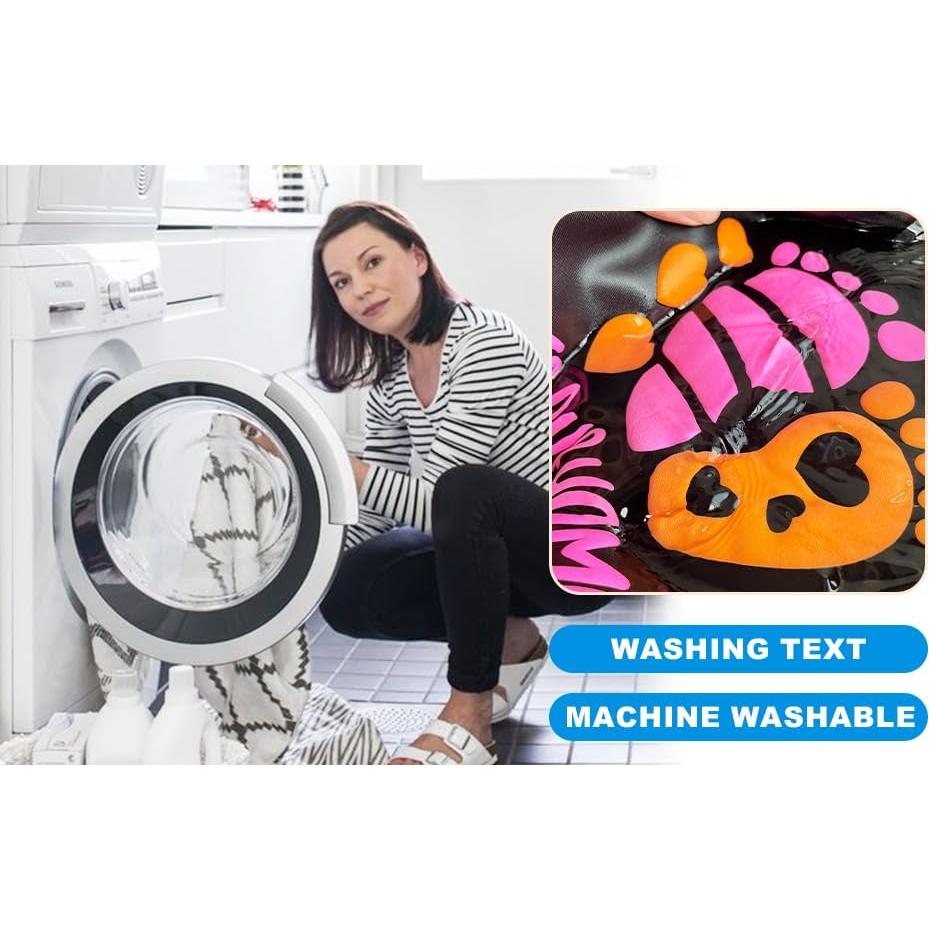 Puff HTV Vinilo de Transferencia de Calor Yiwloer 30Pcs 30.48x25.4cm