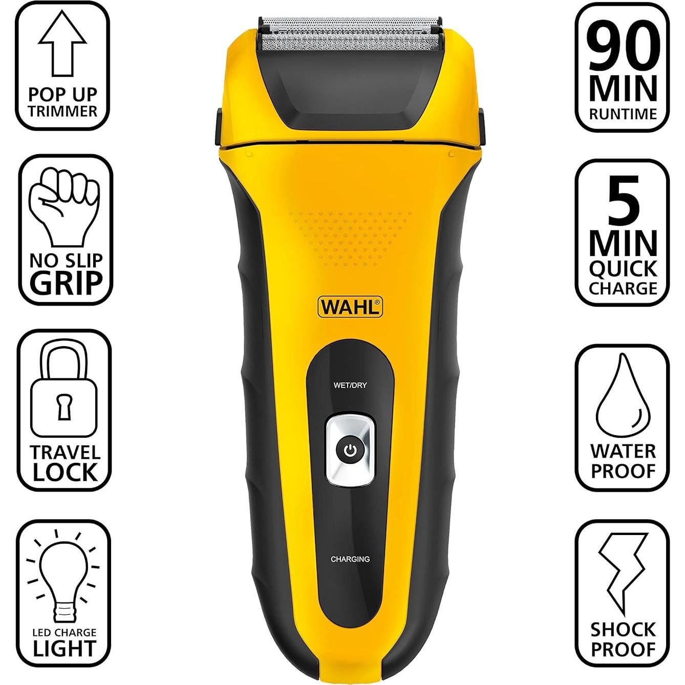 Afeitadora Recargable Impermeable Wahl 7061-100 Litio-Ion
